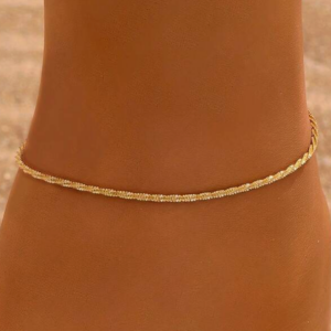 anklet or brillant simple