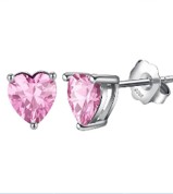 pink heart D111