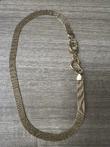 Big mesh necklace