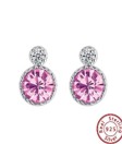 II140 pink earrings swarovski