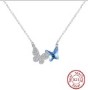 II151 blue butterfly swarovski