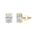 II10 oval earring G 7mm