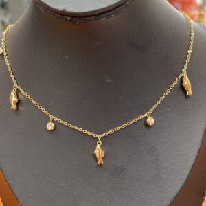 Fish Necklace with Zirconia