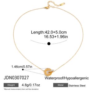 PP106 Double round necklace