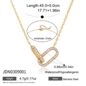 PP113 Double rectangle necklace