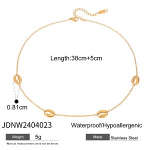 PP28 Multi conch necklace