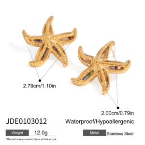 PP50 Big starfish earring