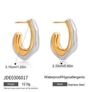 PP58 Carved hook earring