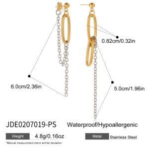 PP62 Oval pendant earring