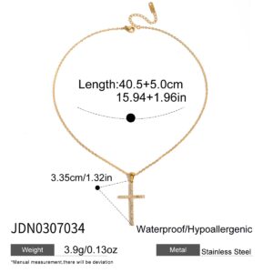 PP75 Big cross with zircon