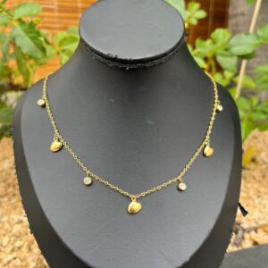 OO20 Rock+zircon necklace