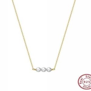 SS153 G 3 Pearl Necklace