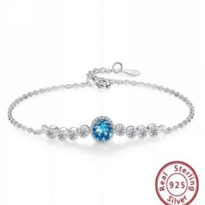 SS171 light blue swarovski bracelet