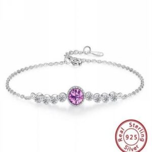 SS174 pink swarovski bracelet