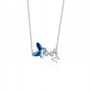 SS175 butterfly pendant swarovski necklace