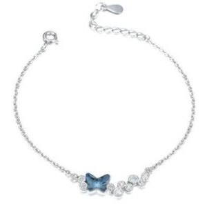 SS177 butterfly pendant swarovski bracelet