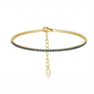 SS87 G blue zirconia bracelet