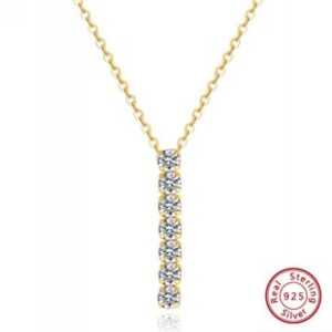 SS96 G 5 zirconia necklace