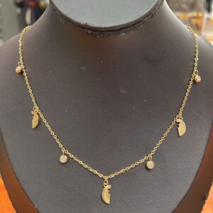 Watermelon Necklace with Zirconia