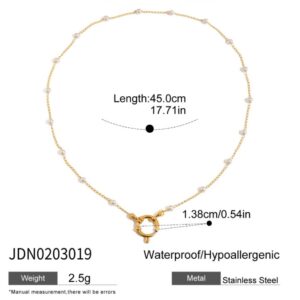 Glass Pearl Necklace