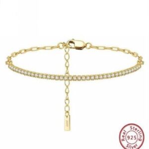 G Half tennis bracelet