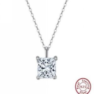 Small square necklace