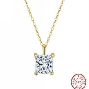 G Small square necklace