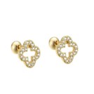 G Mini clover studs